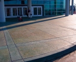 exterior stamped concrete