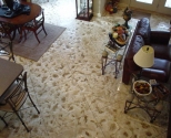 interior decorative concrete living-room floor