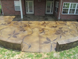 concrete acid stains