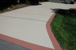 concrete repair broom finish