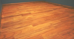 wood concrete flooring