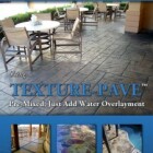 TEXTURE-PAVE™ Pre Mixed Thin Stamped Concrete Overlay